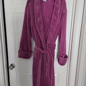 Sonoma Plush Pink Bathrobe